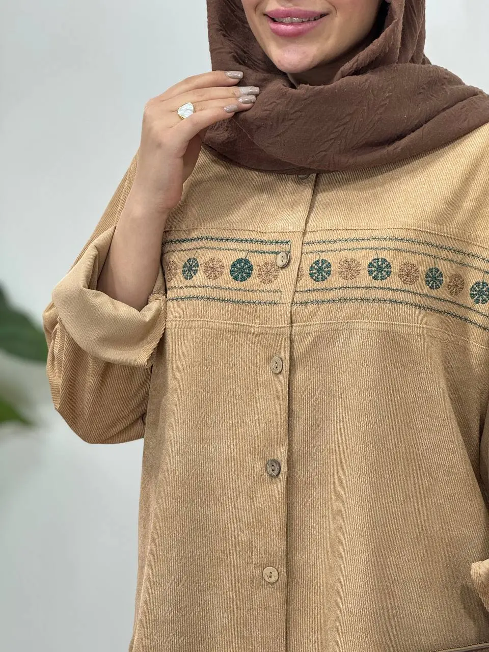 مانتو گلدوزی فریماه